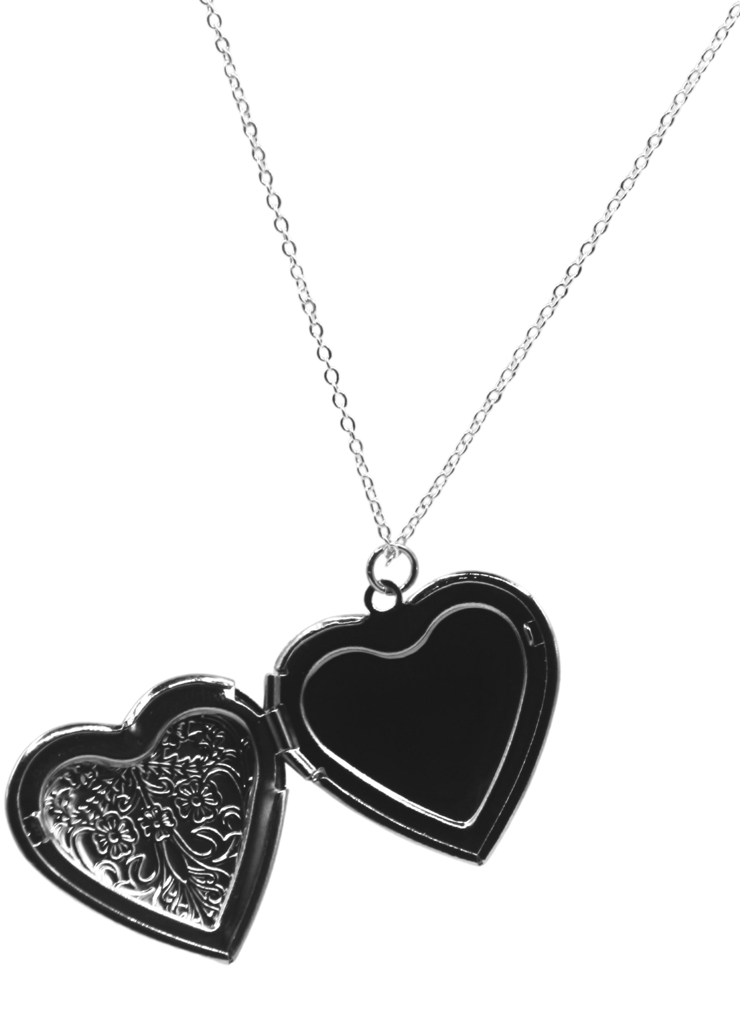 Honey Silver Locket Necklace