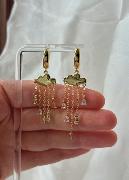 Claudia Huggie Earrings