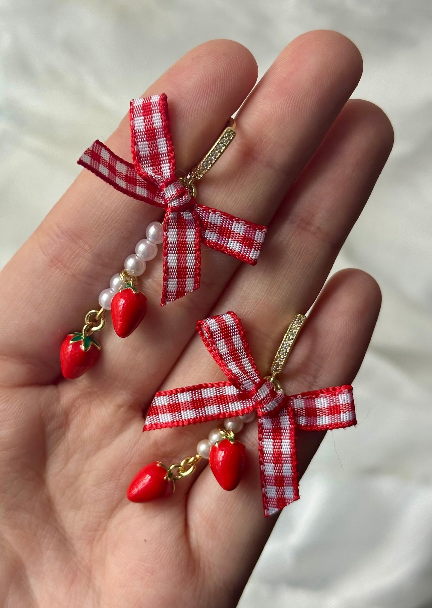 Picnic Huggie Earrings